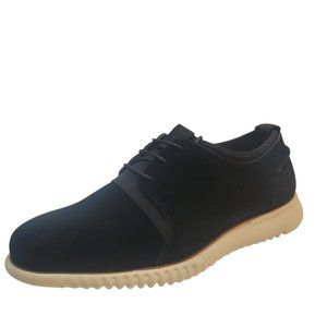 Vance Co Mens Casual Shoes Ludlow Leather Lace Up Oxfords Black